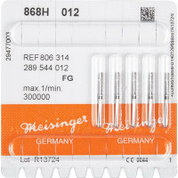 Diamanten 868, gyémántcsiszoló, fekete, ISO 012, FG, 5 darab