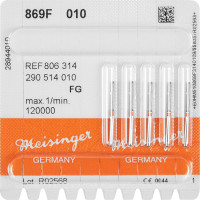 Diamanten 869, gyémántcsiszoló, piros, ISO 010, FG, 5 darab