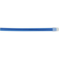 Monoart® Speichelsauger - Karton 5.000 Stück blau-transparent, 15 cm, Kappe transparent lose