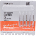 Diamanten 879, gyémántcsiszoló, fekete, ISO 018, FG, 5 darab