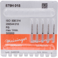 Diamanten 879, gyémántcsiszoló, fekete, ISO 018, FG, 5 darab