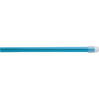 Monoart® Speichelsauger - Karton 5.000 Stück laguna-blau, 15 cm, Kappe transparent lose