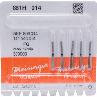 Diamanten 881 Packung 5 Diamanten, fekete ISO 014, FG