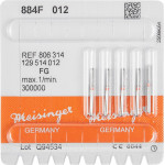 Diamanten 884, gyémántcsiszoló, piros, ISO 012, FG, 5 darab