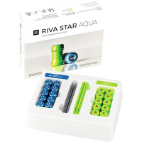 RIVA STAR AQUA - Kit 20 Kapseln (Step 1/blau, Step 2/grün), Zubehör