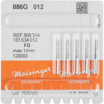 Diamanten 886 Packung 5 Diamanten grün ISO 012, FG