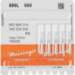 Diamanten 889L, gyémántcsiszoló, kék, ISO 009, FG, 5 darab
