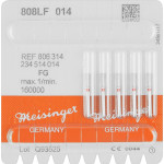 Diamanten 808L, gyémántcsiszoló, piros, ISO 014, FG, 5 darab