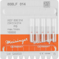 Diamanten 808L, gyémántcsiszoló, piros, ISO 014, FG, 5 darab