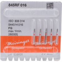 Diamanten 845R, gyémántcsiszoló, piros, ISO 016, FG, 5 darab