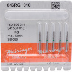 Diamanten 846R, gyémántcsiszoló, zöld, ISO 016, FG, 5 darab