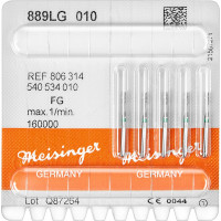 Diamanten 889L, gyémántcsiszoló, zöld, ISO 010, FG, 5 darab
