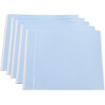 Schutzfolie selbstklebend - Packung 50 Stück hellblau-transparent, 20 x 20 cm