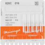 Diamanten 820, gyémántcsiszoló, sárga, ISO 016, FG, 5 darab