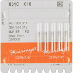 Diamanten 831, gyémántcsiszoló, sárga, ISO 018, FG, 5 darab
