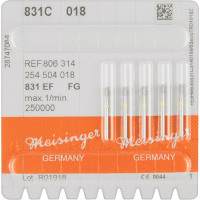 Diamanten 831, gyémántcsiszoló, sárga, ISO 018, FG, 5 darab
