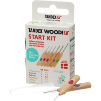 WOODI® Interdentalbürsten PHD - Start Kit 6 Stück (turquoise, coral, ruby, lemon, lilac, lime) PHD 0.6 - 1.6, ISO 0-5