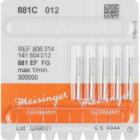Diamanten 881 Packung 5 Diamanten gelb ISO 012, FG
