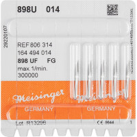 Diamanten 898, gyémántcsiszoló, fehér, ISO 014, FG, 5 darab