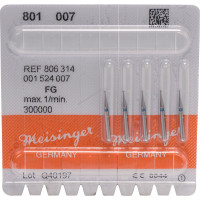 Diamanten 801, gyémántcsiszoló, kék, ISO 007, FG, 5 darab