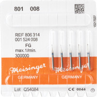 Diamanten 801, gyémántcsiszoló, kék, ISO 008, FG, 5 darab