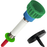 Flaschenadapter - Stück M6-DG mit keimar. Flaschenbel.