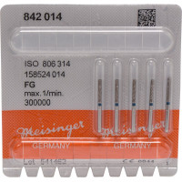 Diamanten 842, gyémántcsiszoló, kék, ISO 014, FG, 5 darab