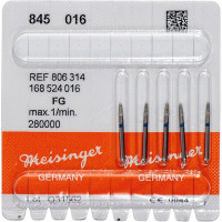 Diamanten 845, gyémántcsiszoló, kék, ISO 016, FG, 5 darab