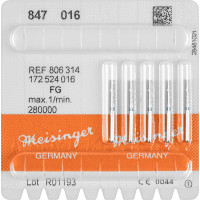 Diamanten 847, gyémántcsiszoló, kék, ISO 016, FG, 5 darab