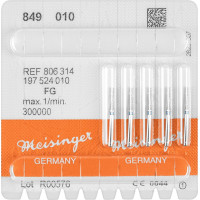 Diamanten 849, gyémántcsiszoló, kék, ISO 010, FG, 5 darab