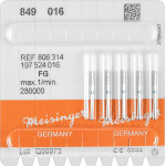 Diamanten 849, gyémántcsiszoló, kék, ISO 016, FG, 5 darab
