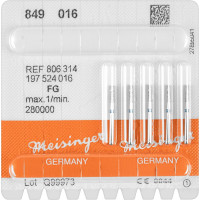 Diamanten 849, gyémántcsiszoló, kék, ISO 016, FG, 5 darab