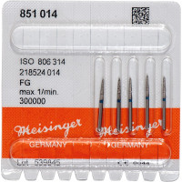 Diamanten 851, gyémántcsiszoló, kék, ISO 014, FG, 5 darab