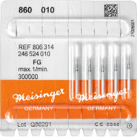 Diamanten 860, gyémántcsiszoló, kék, ISO 010, FG, 5 darab