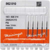 Diamanten 862, gyémántcsiszoló, kék, ISO 010, FG, 5 darab