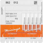 Diamanten 862, gyémántcsiszoló, kék, ISO 012, FG, 5 darab