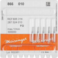 Diamanten 866, gyémántcsiszoló, kék, ISO 010, FG, 5 darab