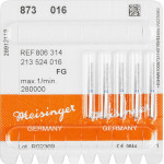 Diamanten 873, gyémántcsiszoló, kék, ISO 016, FG, 5 darab