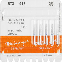 Diamanten 873, gyémántcsiszoló, kék, ISO 016, FG, 5 darab