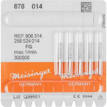 Diamanten 878, gyémántcsiszoló, kék, ISO 014, FG, 5 darab