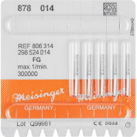 Diamanten 878, gyémántcsiszoló, kék, ISO 014, FG, 5 darab