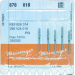 Diamanten 878, gyémántcsiszoló, kék, ISO 018, FG, 5 darab
