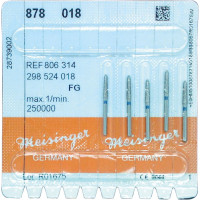 Diamanten 878, gyémántcsiszoló, kék, ISO 018, FG, 5 darab
