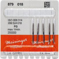 Diamanten 879, gyémántcsiszoló, kék, ISO 018, FG, 5 darab