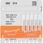 Diamanten 880, gyémántcsiszoló, kék, ISO 014, FG, 5 darab