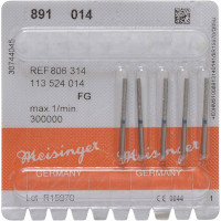 Diamanten 891, gyémántcsiszoló, kék, ISO 014, FG, 5 darab