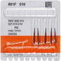 Diamanten 801 Packung 5 darab, piros, ISO 010, FG