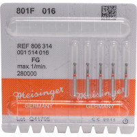 Diamanten 801 Packung 5 darab, piros, ISO 016, FG