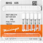 Diamanten 801, gyémántcsiszoló, zöld, ISO 025, FG, 5 darab
