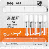 Diamanten 801, gyémántcsiszoló, zöld, ISO 025, FG, 5 darab